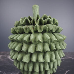 Konglekrukke med lokk, grønn 5