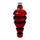 Ming vase - Stablebar sett av tallerkener  3