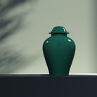 Qing vase - Stablebar sett av tallerkener  2