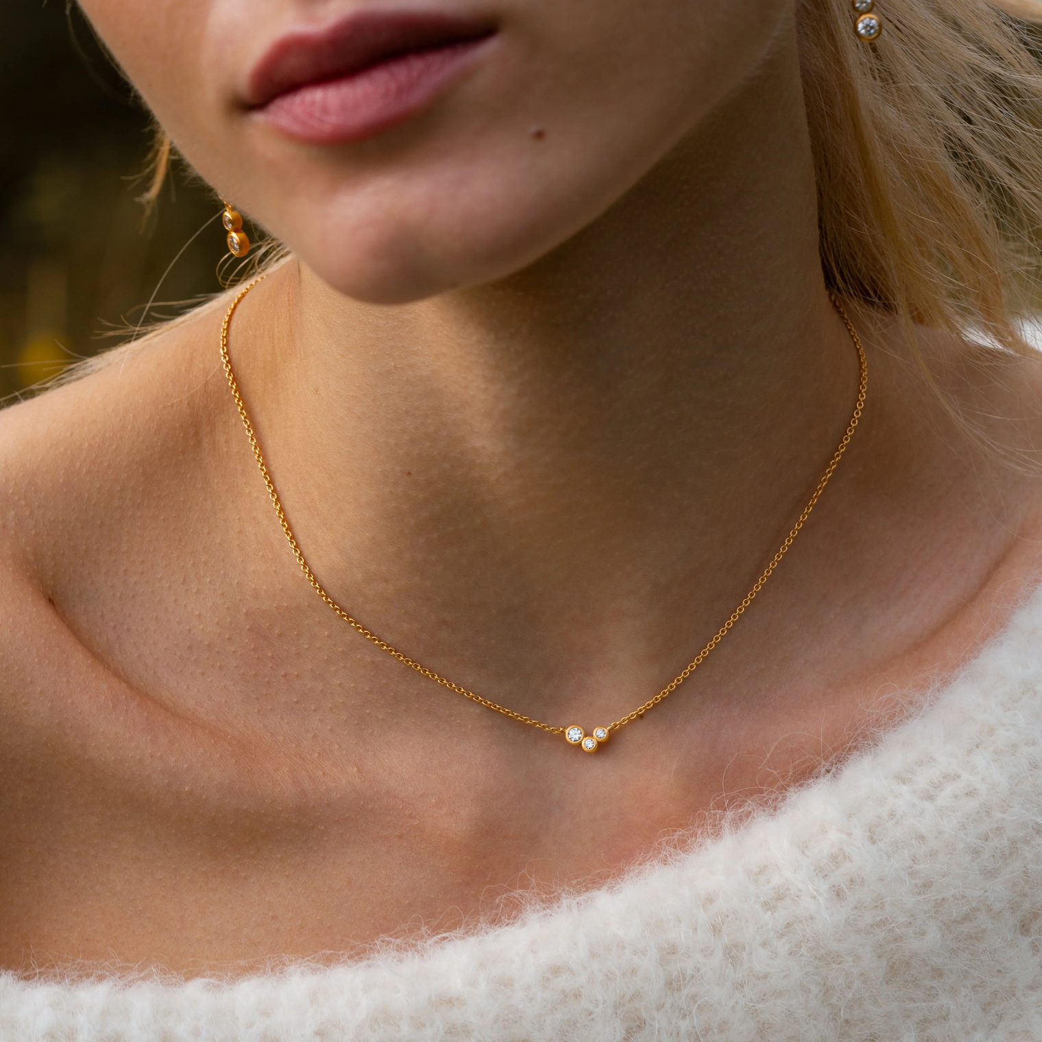 Stardust Halskjede Gull 2