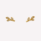 Jungle Ivy sparkle leaf ørestikker GP 1