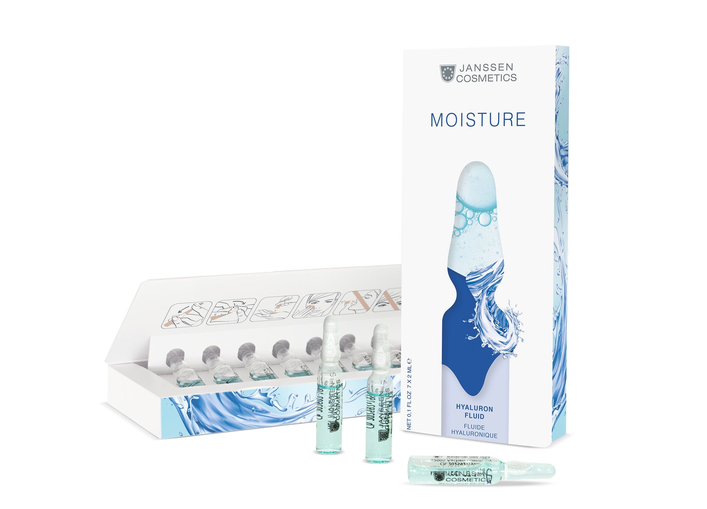 Moisture Hylauron Fluid 7x2ml Ampuller  JANSSEN COSMETICS 1