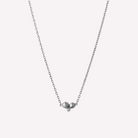 Pebbles halskjede sølv 1