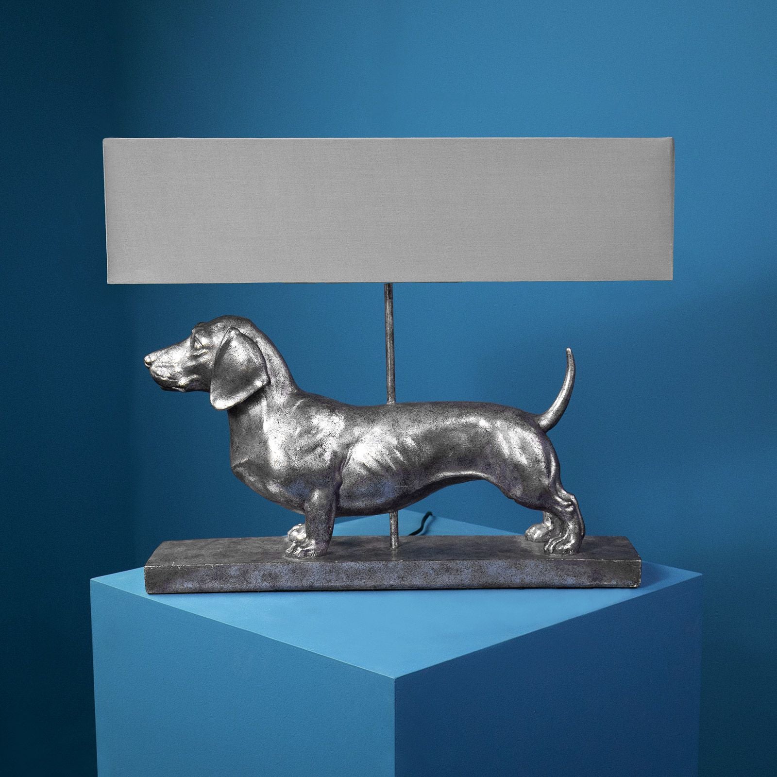 Dachs Frank bordlampe Silver/Grey 2