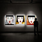  Bilde ,multicolored acrylc on canvas, 100x100 cm Design by W. Waltersmann 1