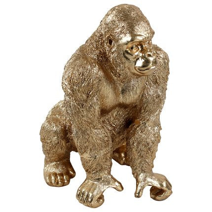 Dekorativ Gorilla i gull 1