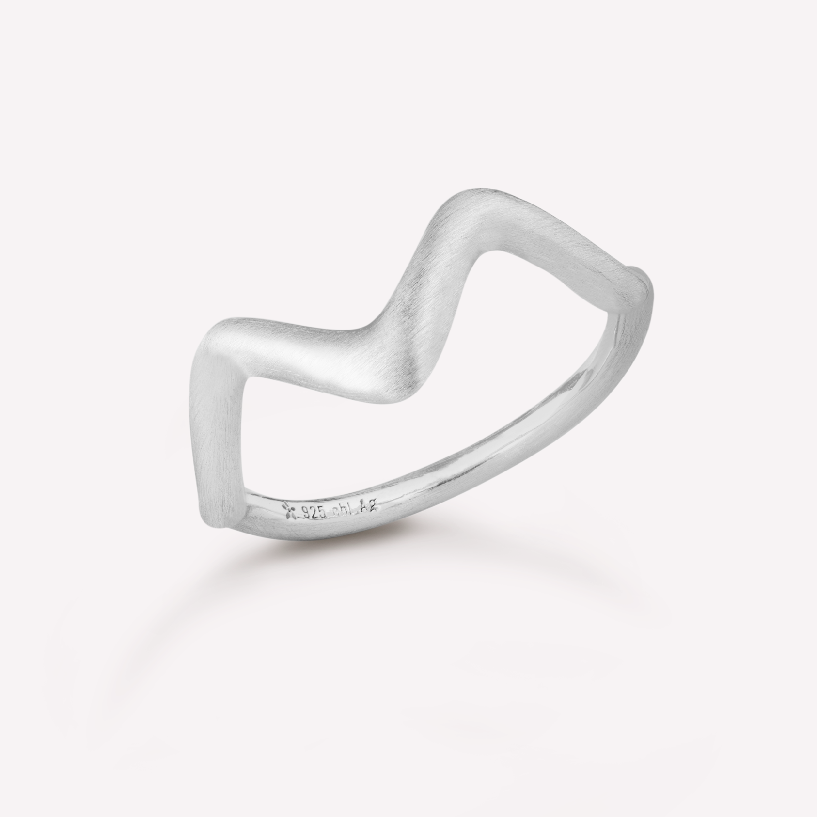 Wave Ring Small Sølv 3