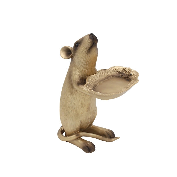 Rudi The Rat w. Plate Gold 3