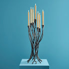 Roots Candle Holder Gold/Silver 2