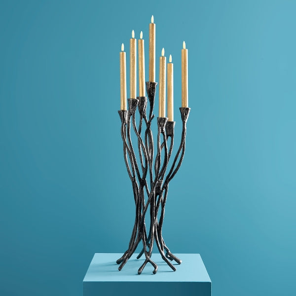 Roots Candle Holder Gold/Silver 2