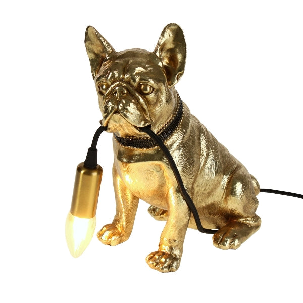 Fransk Bulldog Francis bordlampe 3