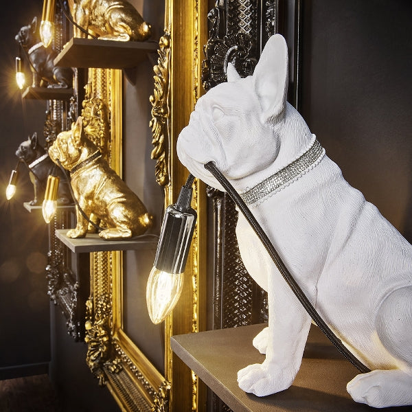Fransk Bulldog Francis bordlampe 2