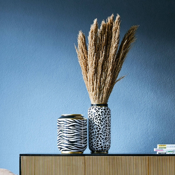 Zebra Vase i porselen 3