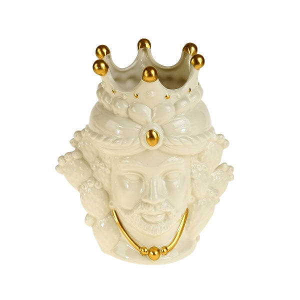 Moro Siciliansk Vase - Hvit 1