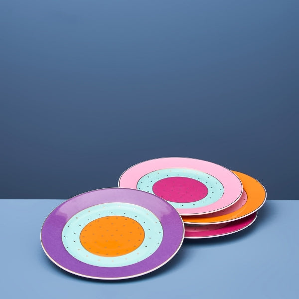  Fancy Colors Dessert tallerken 1