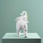 Elefanten Dumbo bordlampe Gull og hvit 2