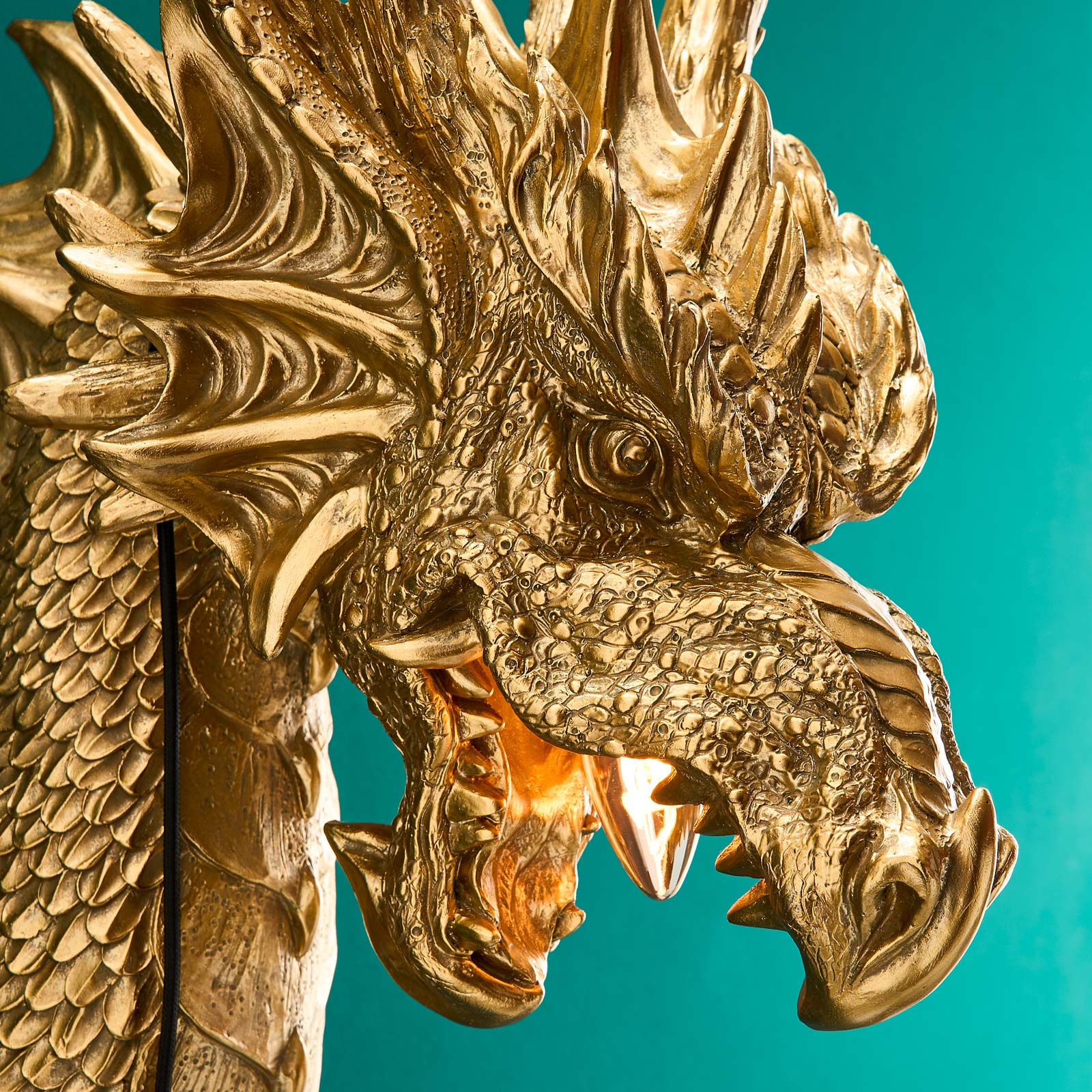 Dragen Drake vegglampe 3