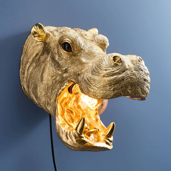 Flodhesten Patty vegglampe 1