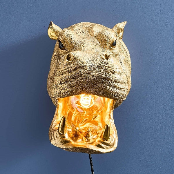 Flodhesten Patty vegglampe 2