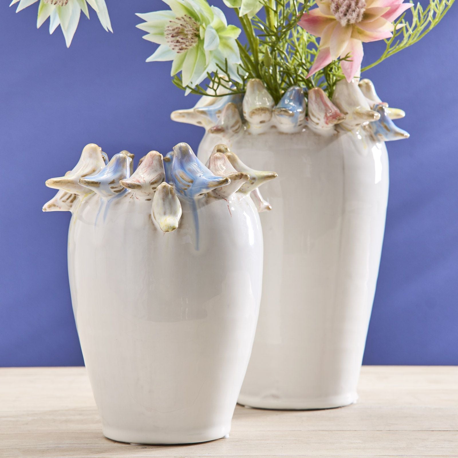 Vase med Fugler  1