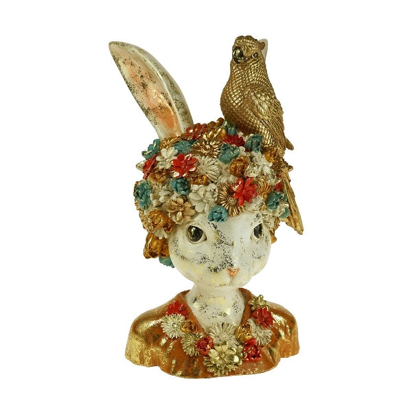 Bunny bust Wanda w. bird 3