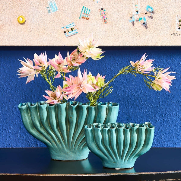 Vase Coral Blå 1