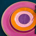 Fancy Colors middags/dekke tallerken 4