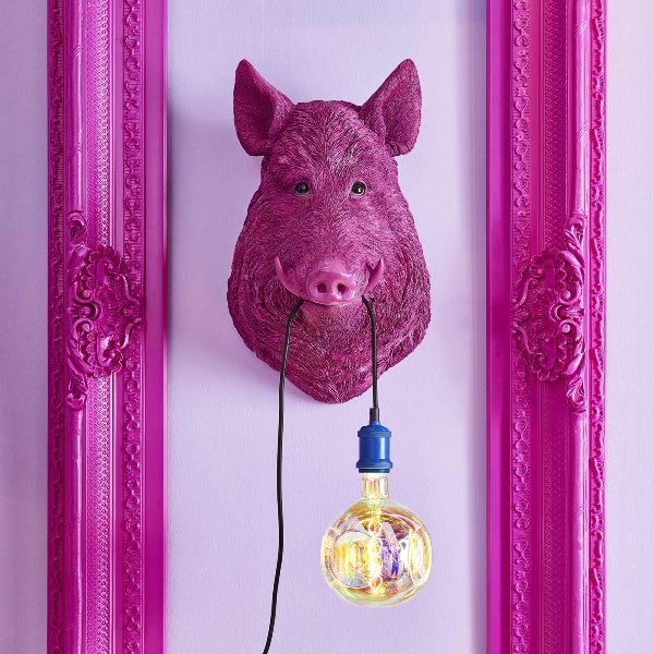 Willy Villsvin vegglampe 8