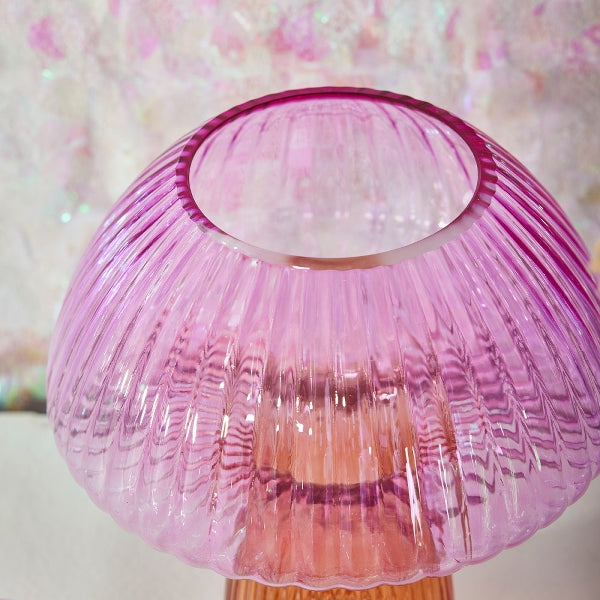Soppvase I Glass rosa/orange 3