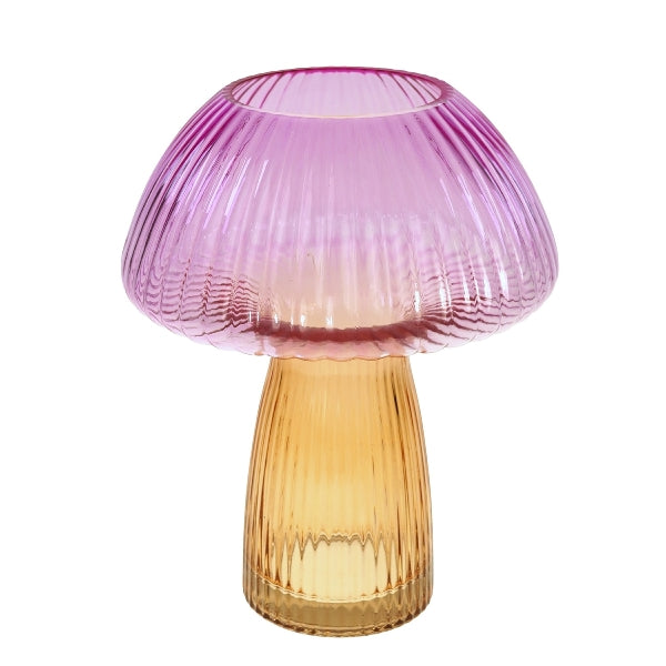 Soppvase I Glass rosa/orange 2