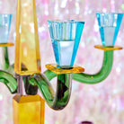 Fancy Crystal Lysestake for 5 lys 60 cm 1