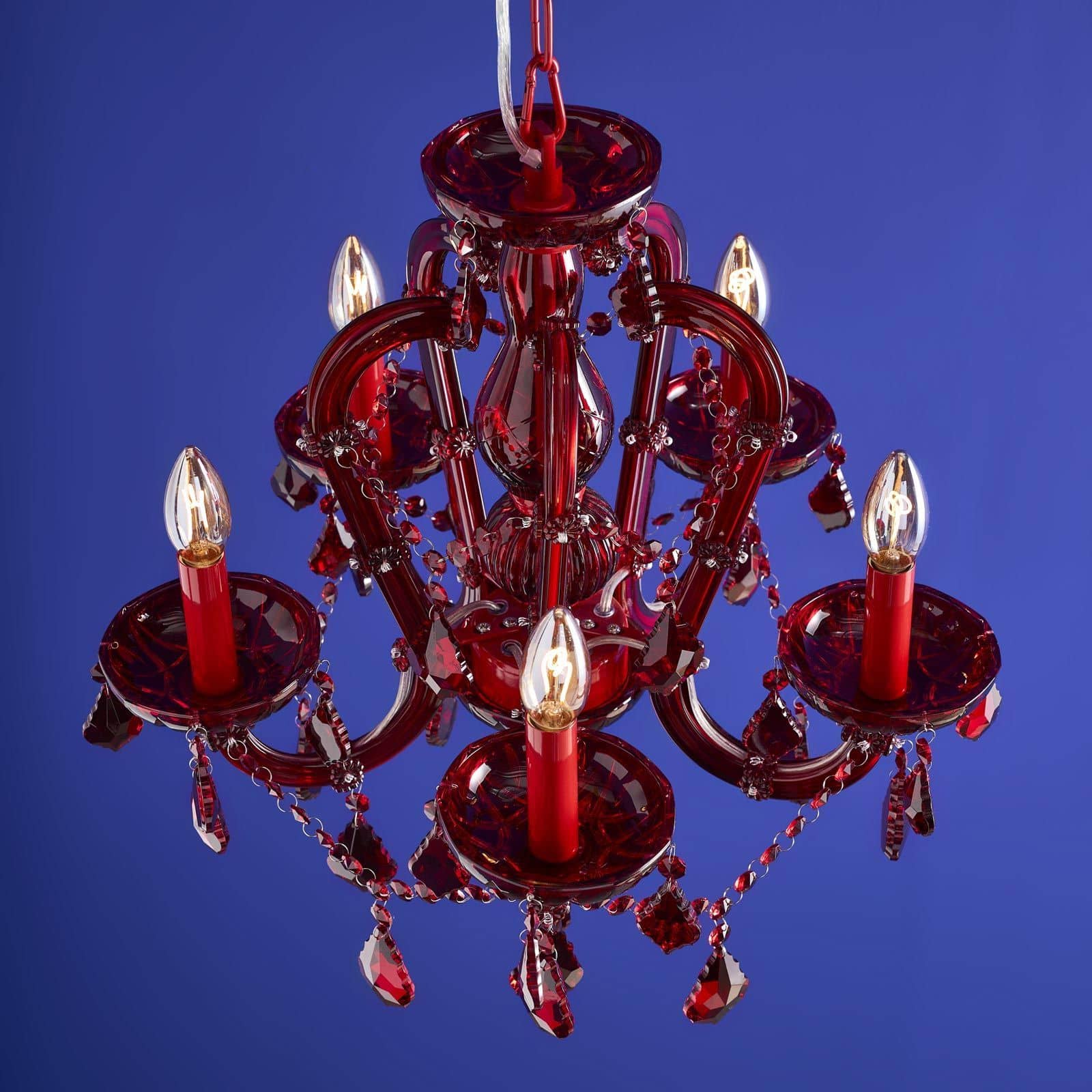 Aurora Lysekrone i 100 % glass 10