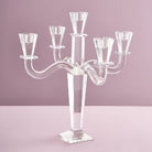 Fancy Crystal Lysestake for 5 lys 40 cm 5
