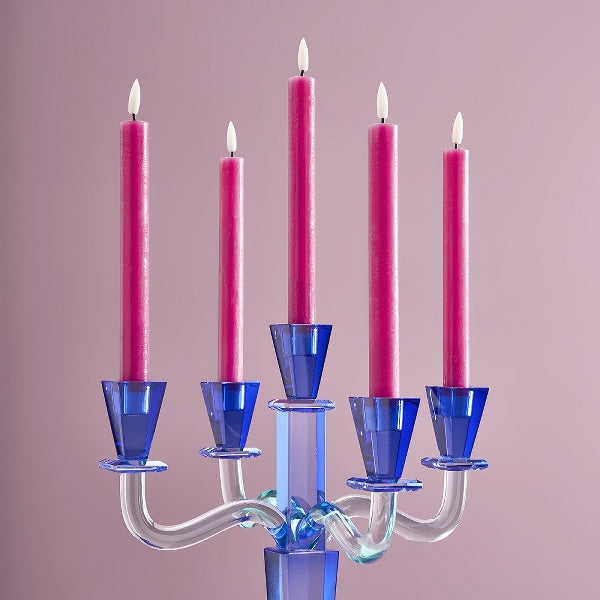 Fancy Crystal Lysestake for 5 lys 40 cm 4