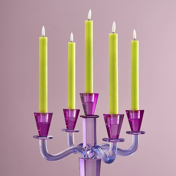 Fancy Crystal Lysestake for 5 lys 40 cm 2
