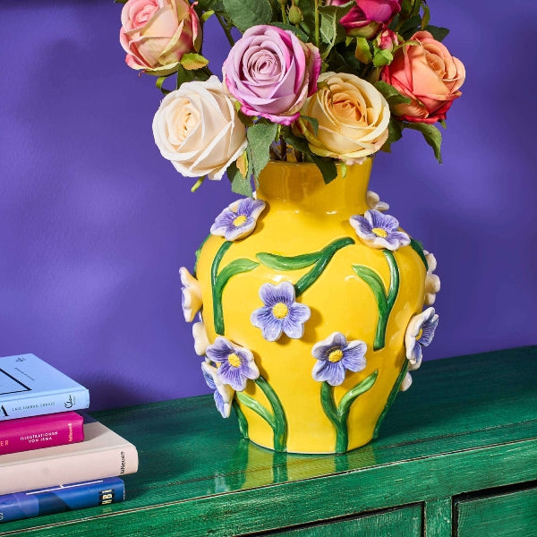 Flowers Vase- Gul 1
