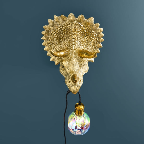 Triceratops vegglampe 3