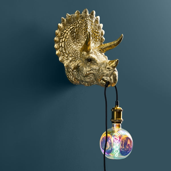 Triceratops vegglampe 4