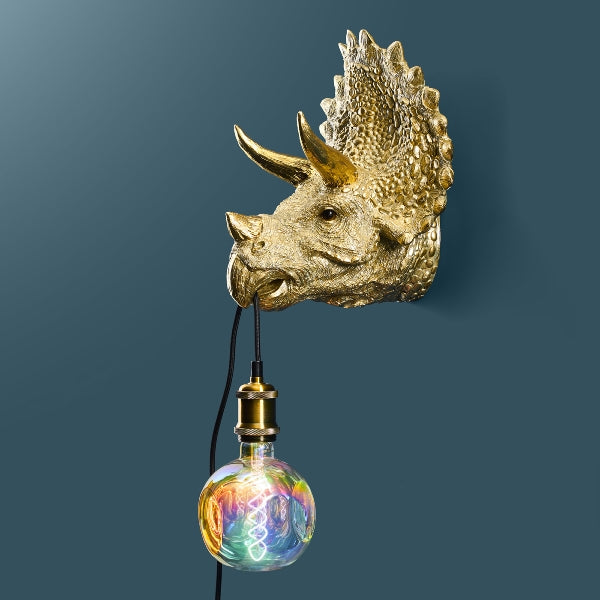 Triceratops vegglampe 1