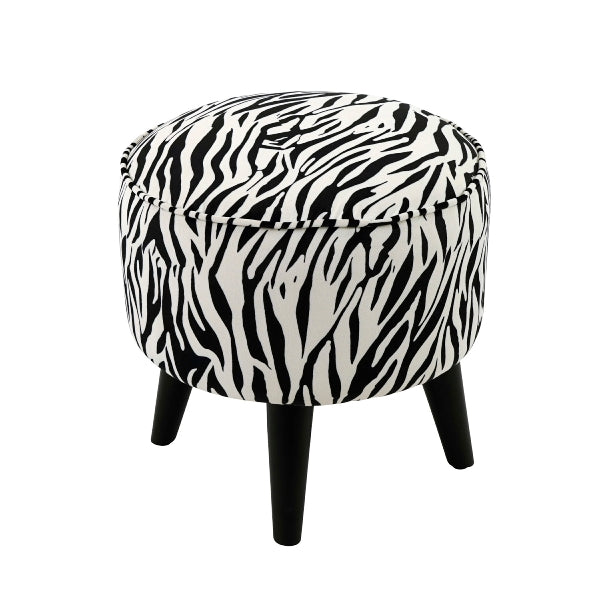 Puff Zebra sort/hvit 1