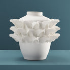 Vase Butterflies matt hvit 4