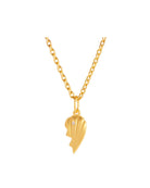 Just Love Half Pendant Gold - Right 1