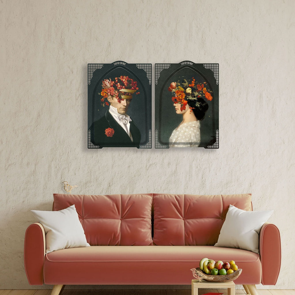 Veggdekorasjon -Brett 62,5 x 45 cm - Duos D´alcoves 5