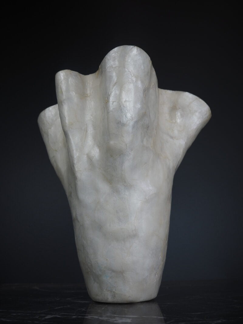 Capiz bølgevase 30 cm 1