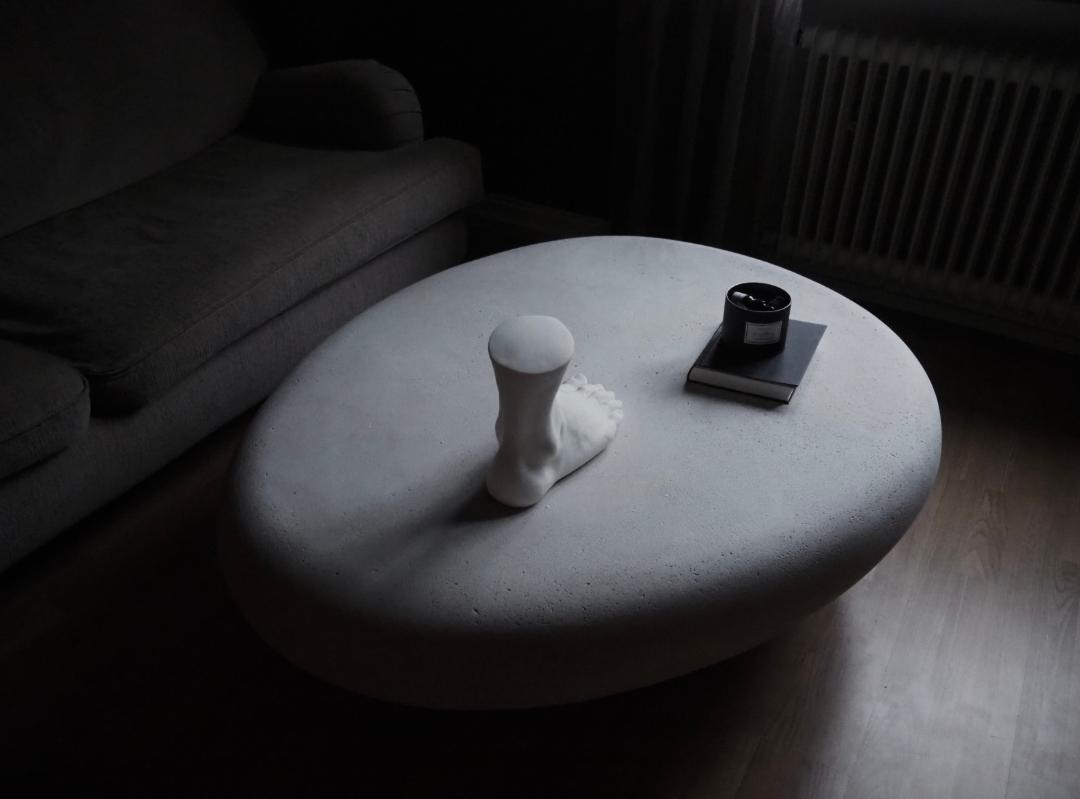 Pebble salongbord i steinmasse 5