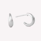 Ocean Flow Hoops Sølv 4