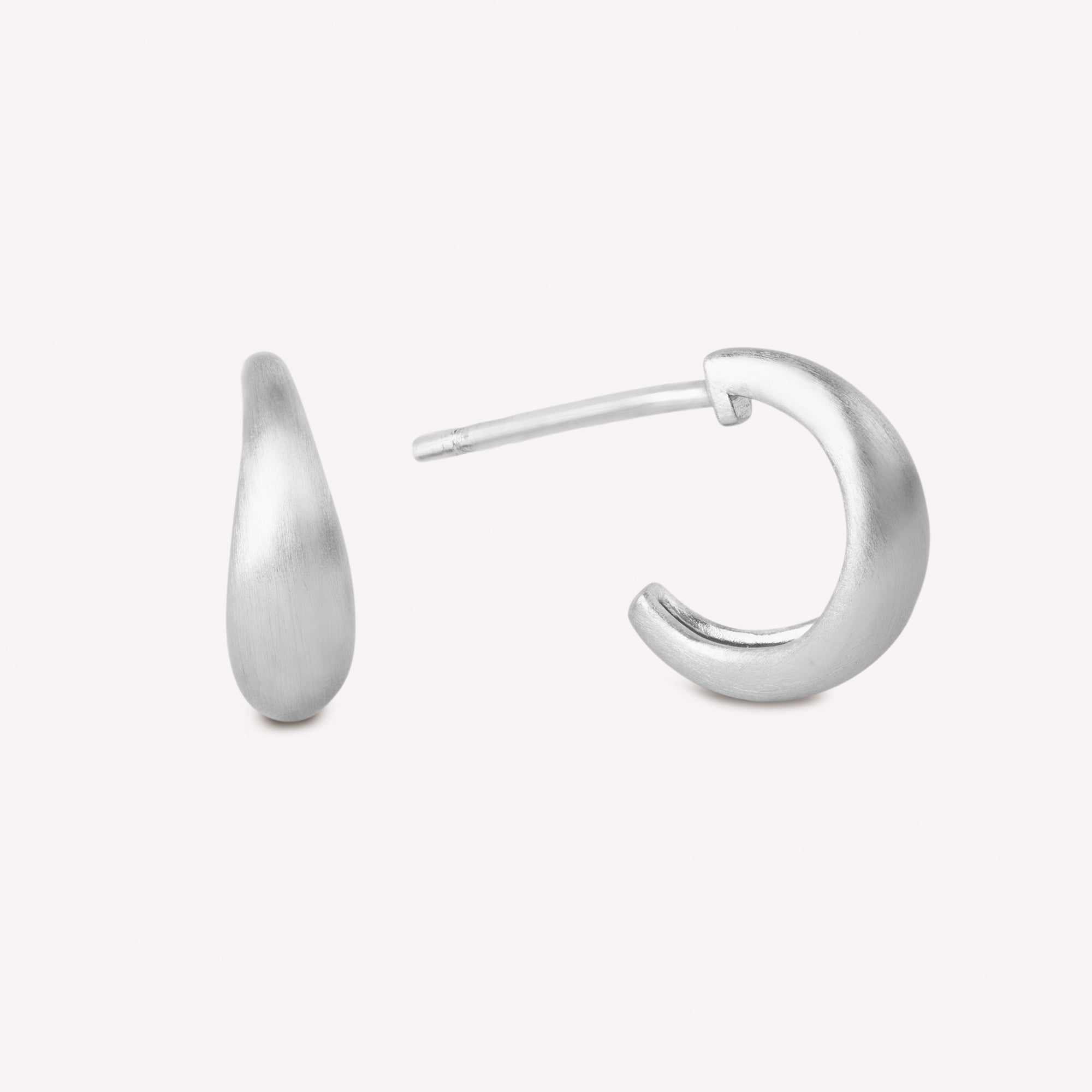 Ocean Flow Hoops Sølv 4