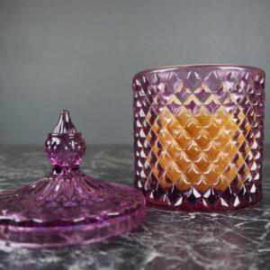 Duftlys i glass - apple/rasberry 2