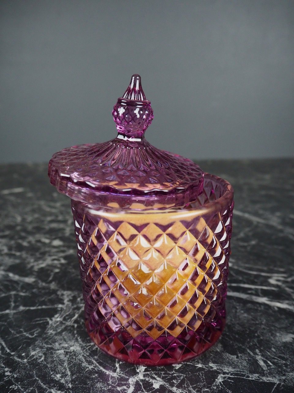 Duftlys i glass - apple/rasberry 3