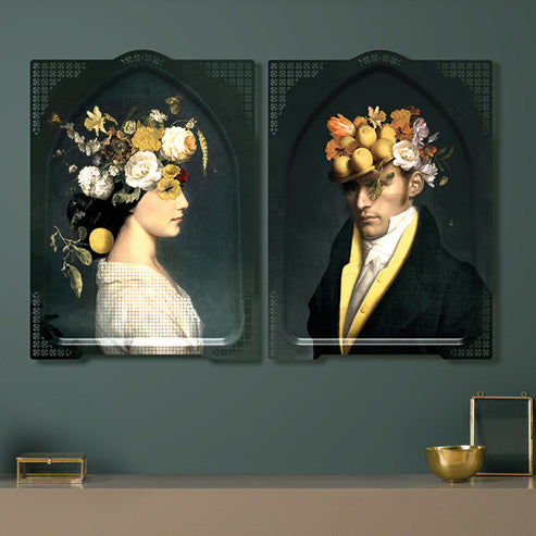 Veggdekorasjon -Brett 62,5 x 45 cm - Duos D´alcoves 2